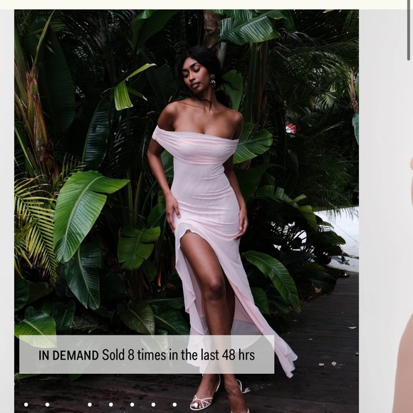 Never worn pink gown - Picture 4 of 5